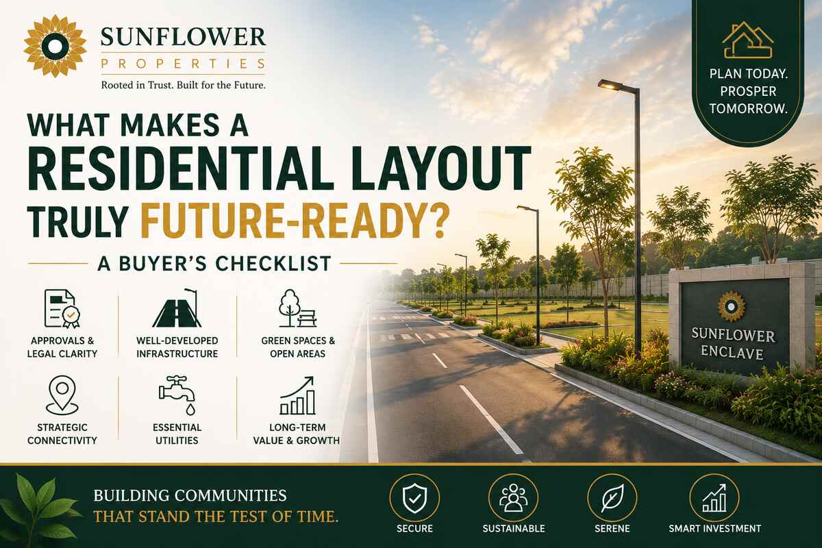 What Makes a Residential Layout Truly Future-Ready? A Buyer’s Checklist