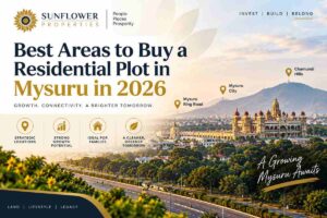 Best areas to buy residential plots in Mysuru in 2026