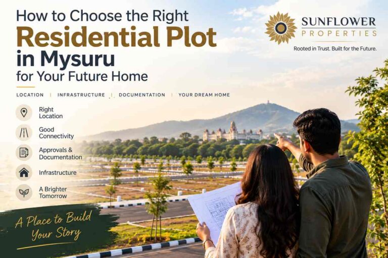How to Choose the Right Residential Plot in Mysuru for Your Future Home