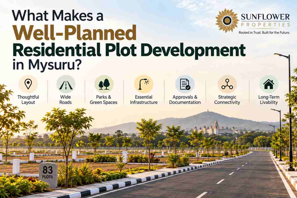 What Makes a Well-Planned Residential Plot Development in Mysuru?